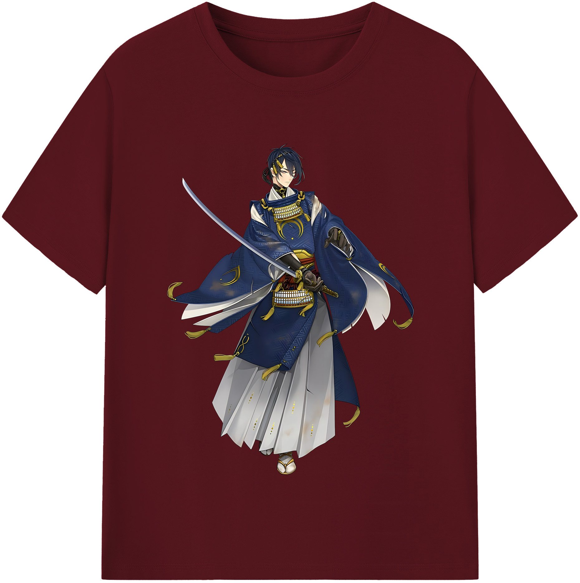（画像用） 刀剣乱舞 Touken Ranbu 綿100％半袖Tシャツ（フロントプリント）
